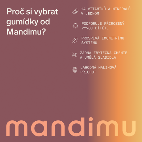 Gumoví multivit. medvídci pro děti 🐻