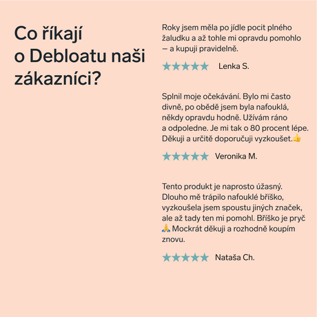 Konec nadýmání (Debloat)