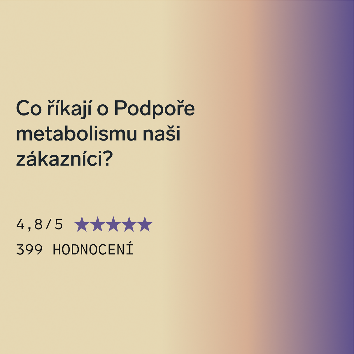 Podpora metabolismu