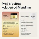 Prémiový kolagen s kys. hyaluronovou a vitamíny C a E (mangový)