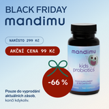 Black Friday Mandimu – Probiotika pro děti 99 Kč