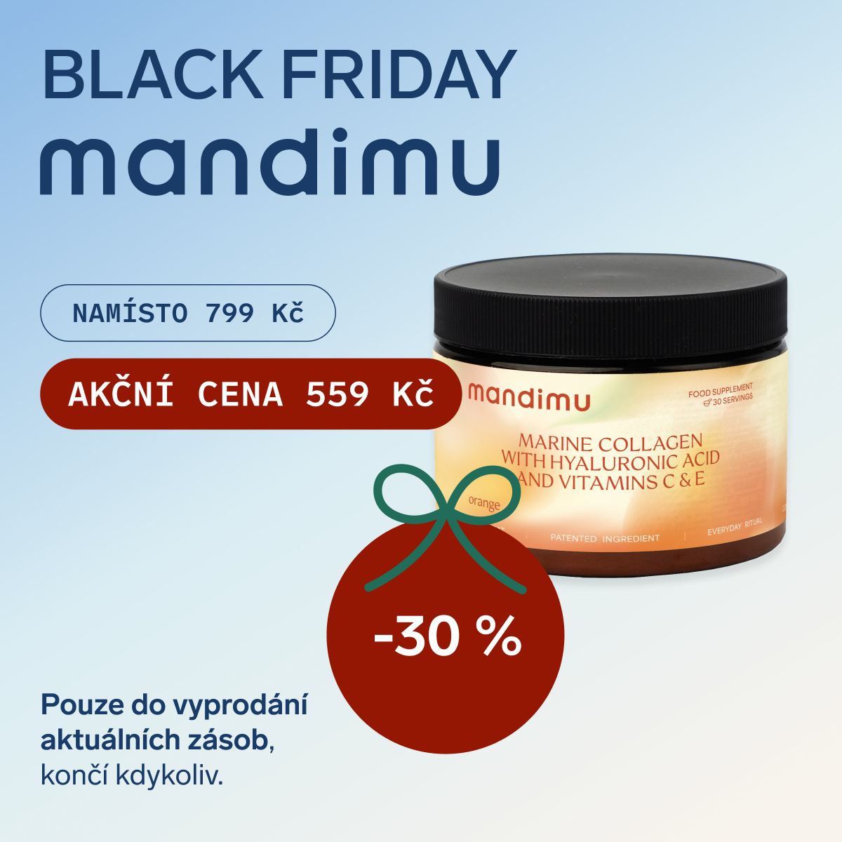 Black Friday Mandimu – Prémiový kolagen pomerančový 559 Kč