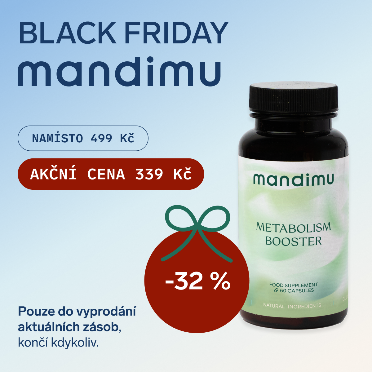 Black Friday Mandimu – Podpora metabolismu 339 Kč