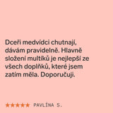Gumoví multivit. medvídci pro děti 🐻