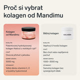 Prémiový kolagen s kys. hyaluronovou a vitamíny C a E (jahodový)