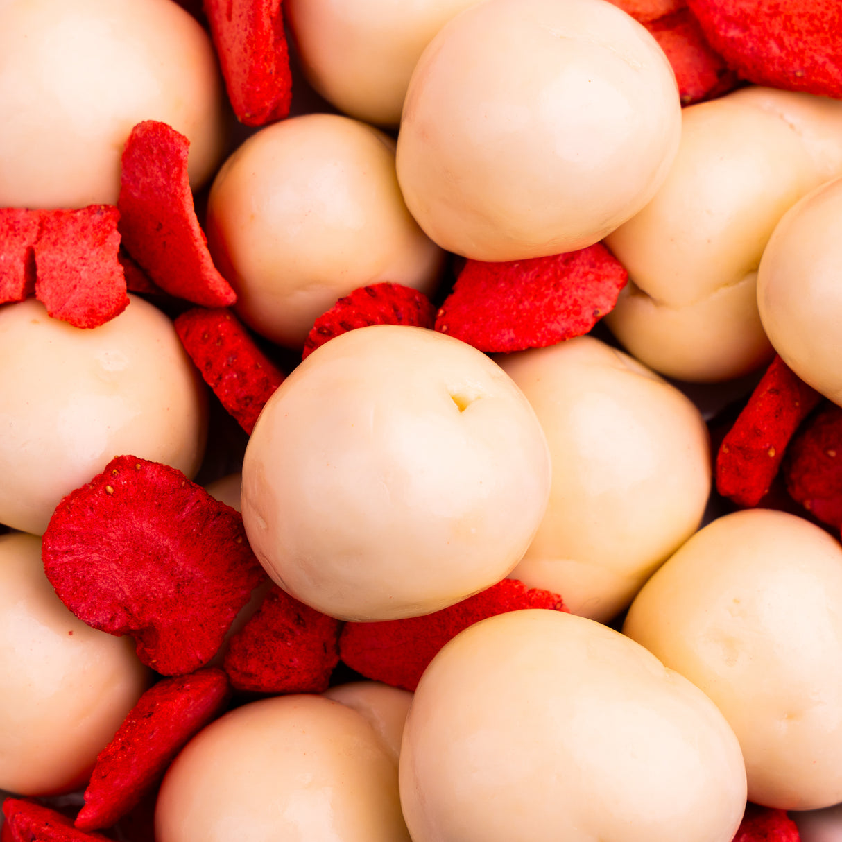 Jahody v bílé čokoládě (lyofilizované) 🍓 200 g balení