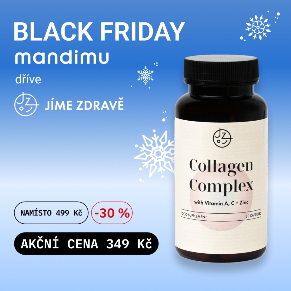 Kolagenový komplex s vitamíny A, C a zinkem (vegetariánský)