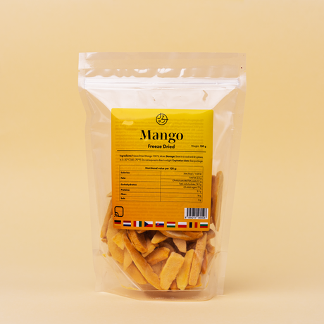 Lyofilizované mango 🥭 (sušené mrazem) 100 g balení