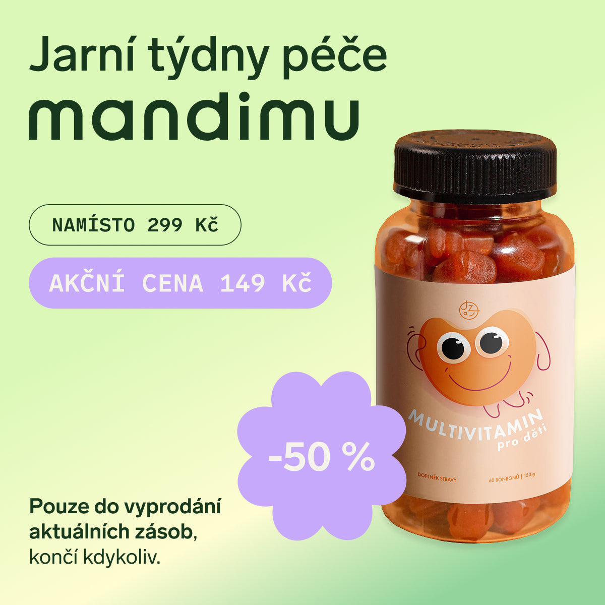 Gumoví multivit. medvídci pro děti 🐻