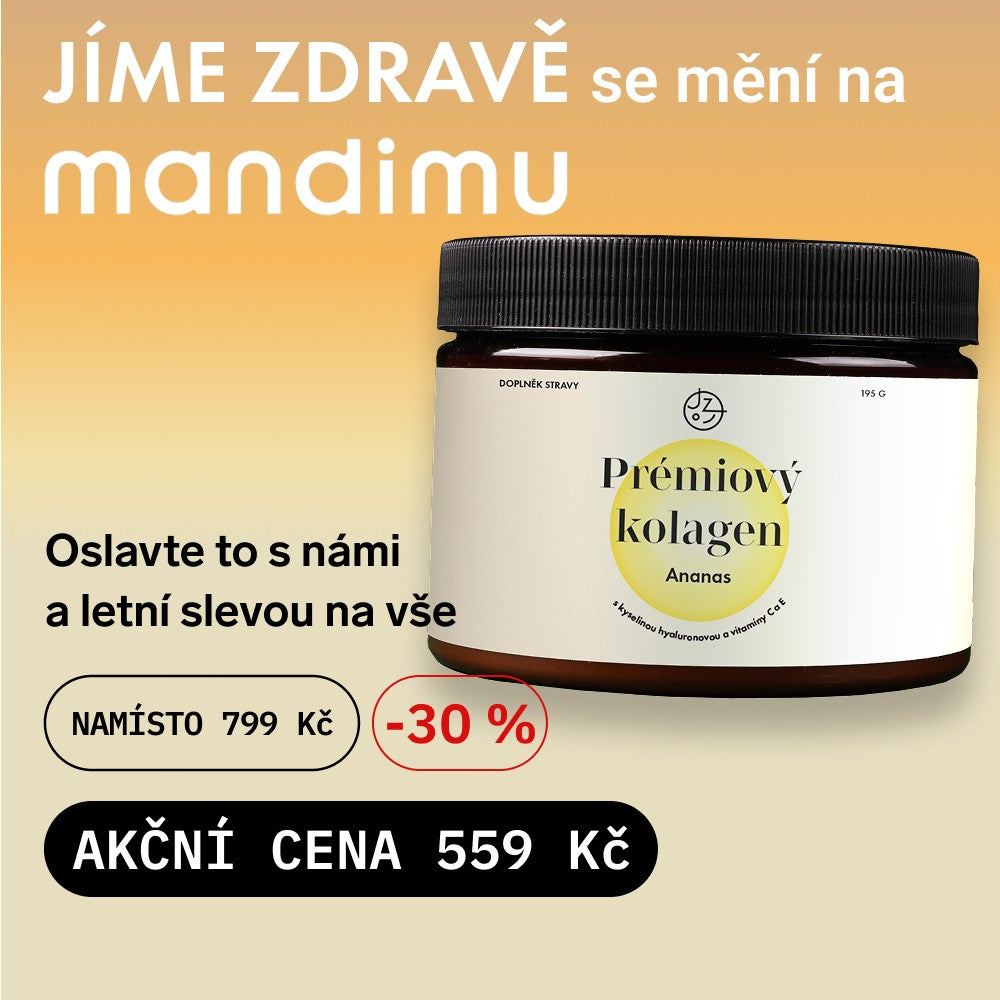 Prémiový kolagen s kyselinou hyaluronovou a vitamíny C a E (příchuť ananas)