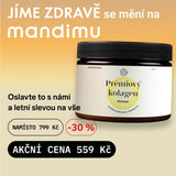 Prémiový kolagen s kyselinou hyaluronovou a vitamíny C a E (příchuť ananas)