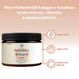 Prémiový kolagen s kyselinou hyaluronovou a vitamíny C a E (příchuť broskev)