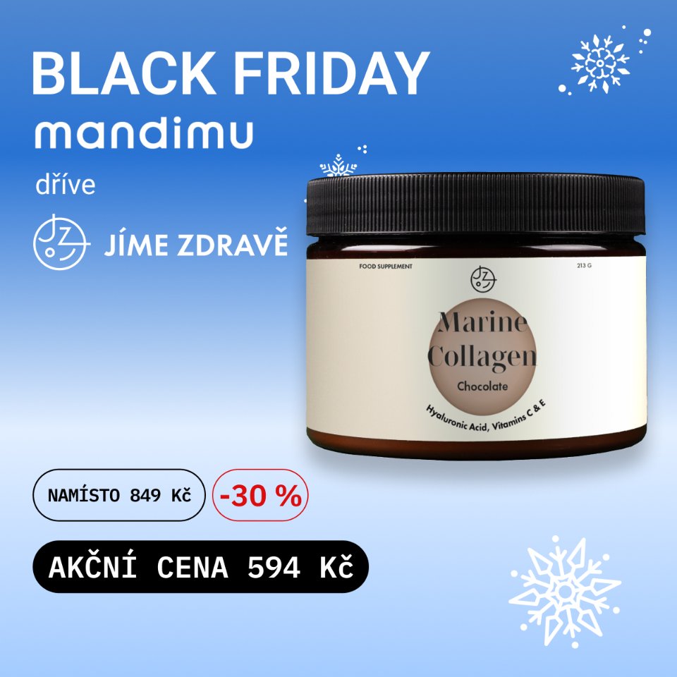 Prémiový kolagen s kys. hyaluronovou a vitamíny C a E (čokoládový)