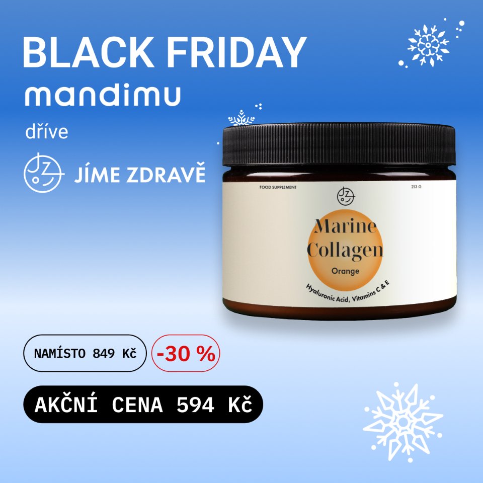 Prémiový kolagen s kys. hyaluronovou a vitamíny C a E (pomerančový)