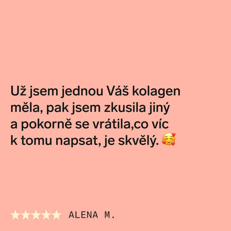 Prémiový kolagen s kys. hyaluronovou a vitamíny C a E (broskvový)