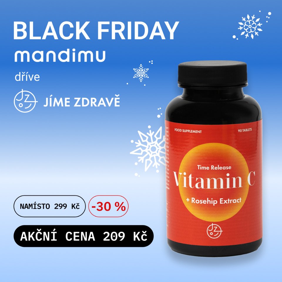 Vitamín C s postupným uvolňováním a šípkovým extraktem